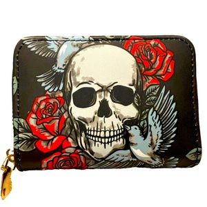 Skull and Roses Women's Wallet
